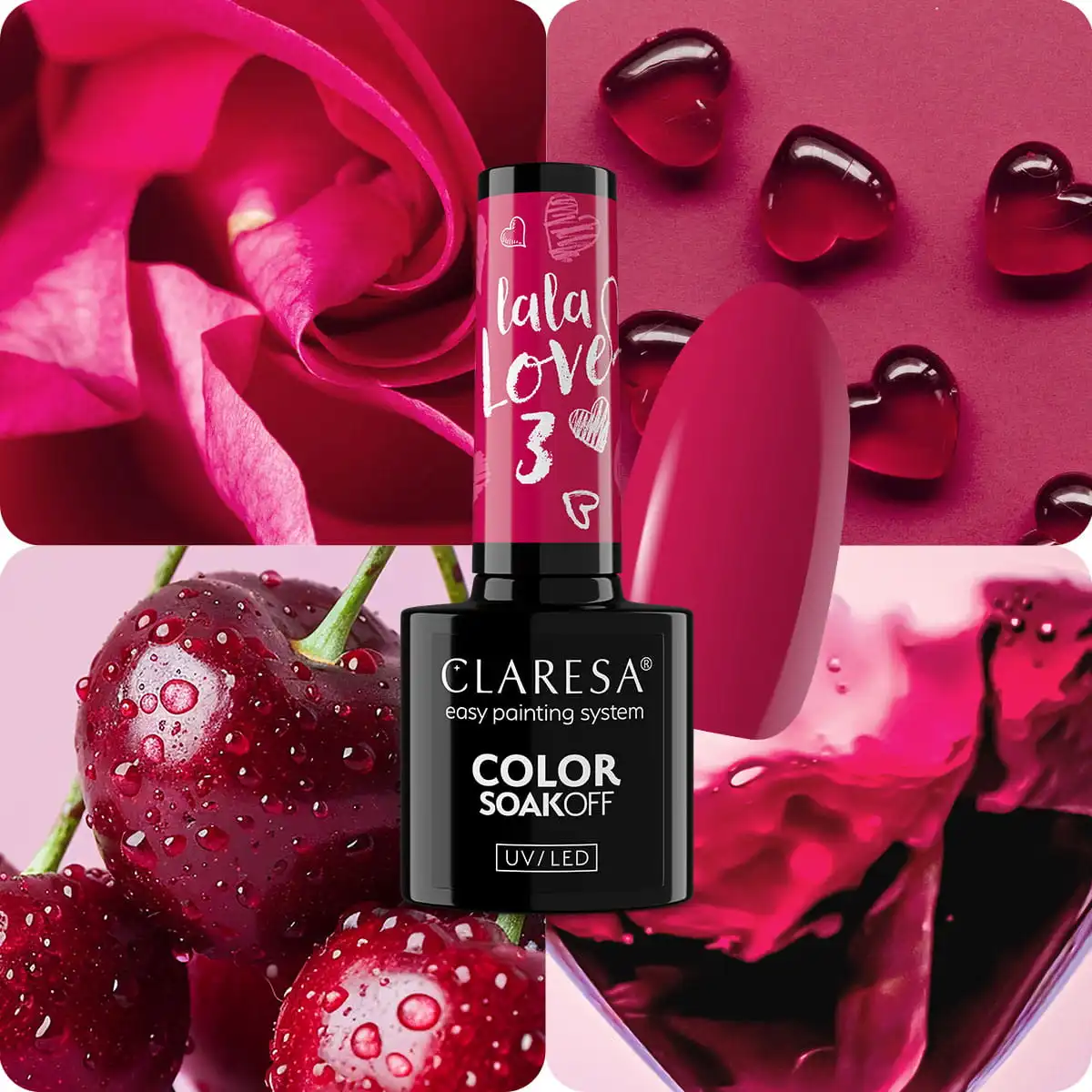 Claresa LA LA LOVE 3 Gel Nail Polish 5 g - Image 3