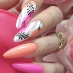 Nail colours palette – modern manicure shades from neutral to bold gel polish colours