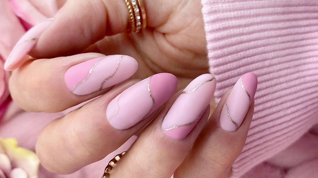 Nail colours palette – modern manicure shades from neutral to bold gel polish colours