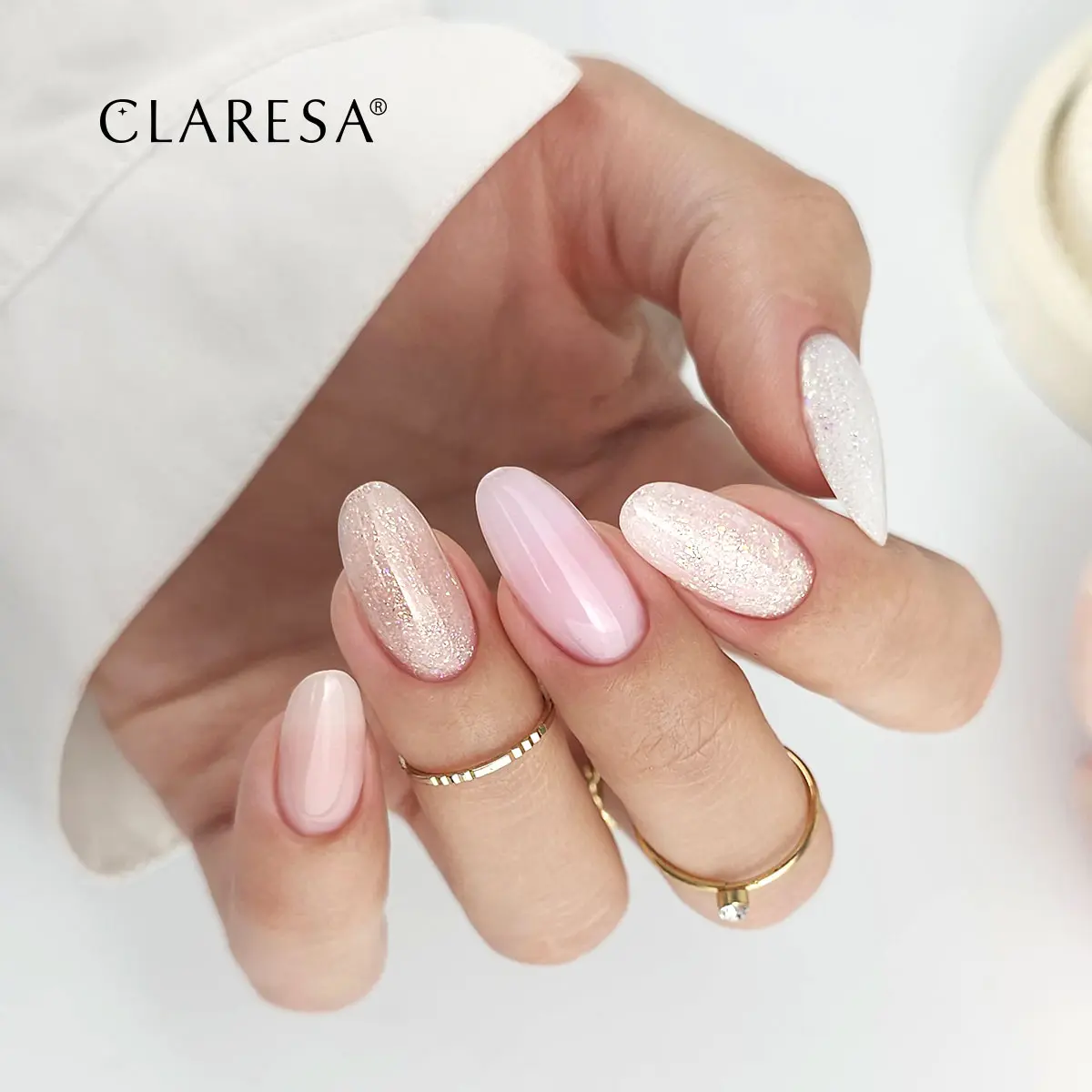 Claresa SOFT&EASY Builder Gel MERMAID PINK 45g (Limited Edition) - Image 3