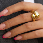 French tip nails modern nail designs elegant manicure ideas Claresa styling