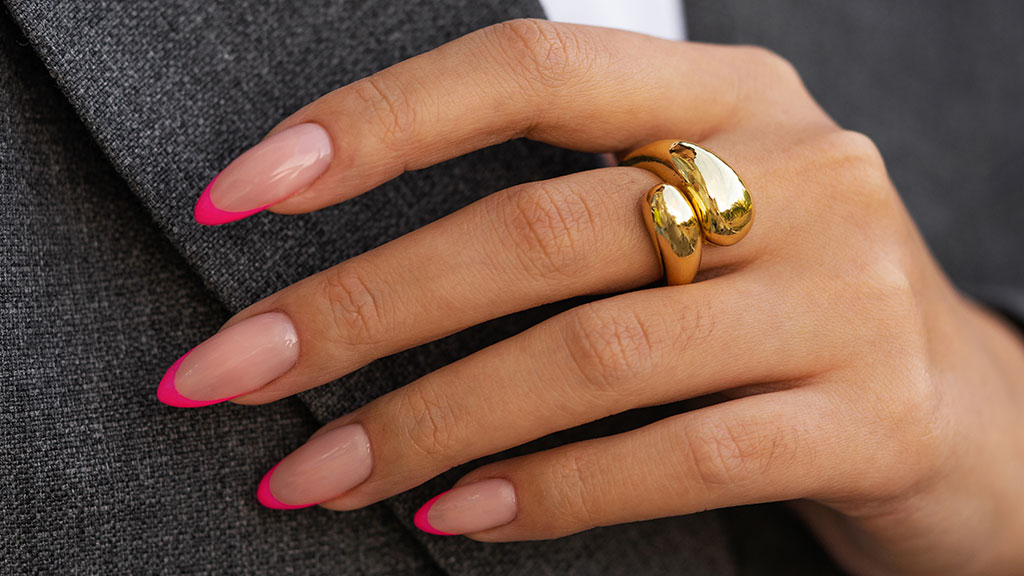 French tip nails modern nail designs elegant manicure ideas Claresa styling