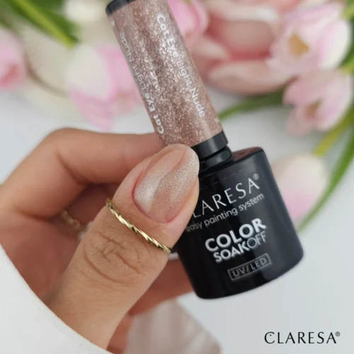 Alternative view of Claresa NUDE GLOW "Cat Eye - Light Nude" Gel Nail Polish (5g)
