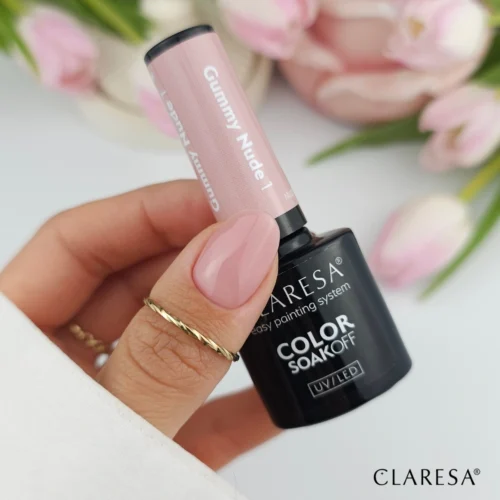 Alternative view of Claresa NUDE GLOW "Gummy Nude 1" Gel Nail Polish (5g)