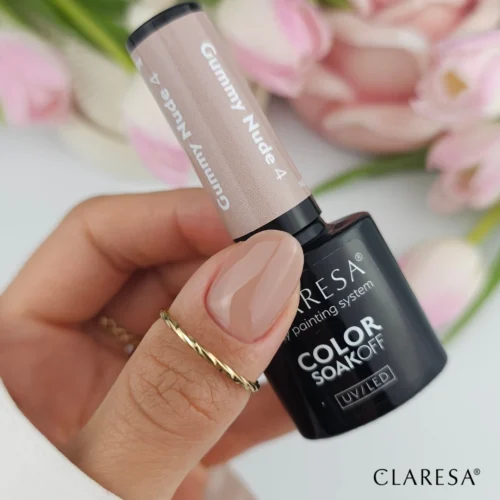 Alternative view of Claresa NUDE GLOW "Gummy Nude 4" Gel Nail Polish (5g)