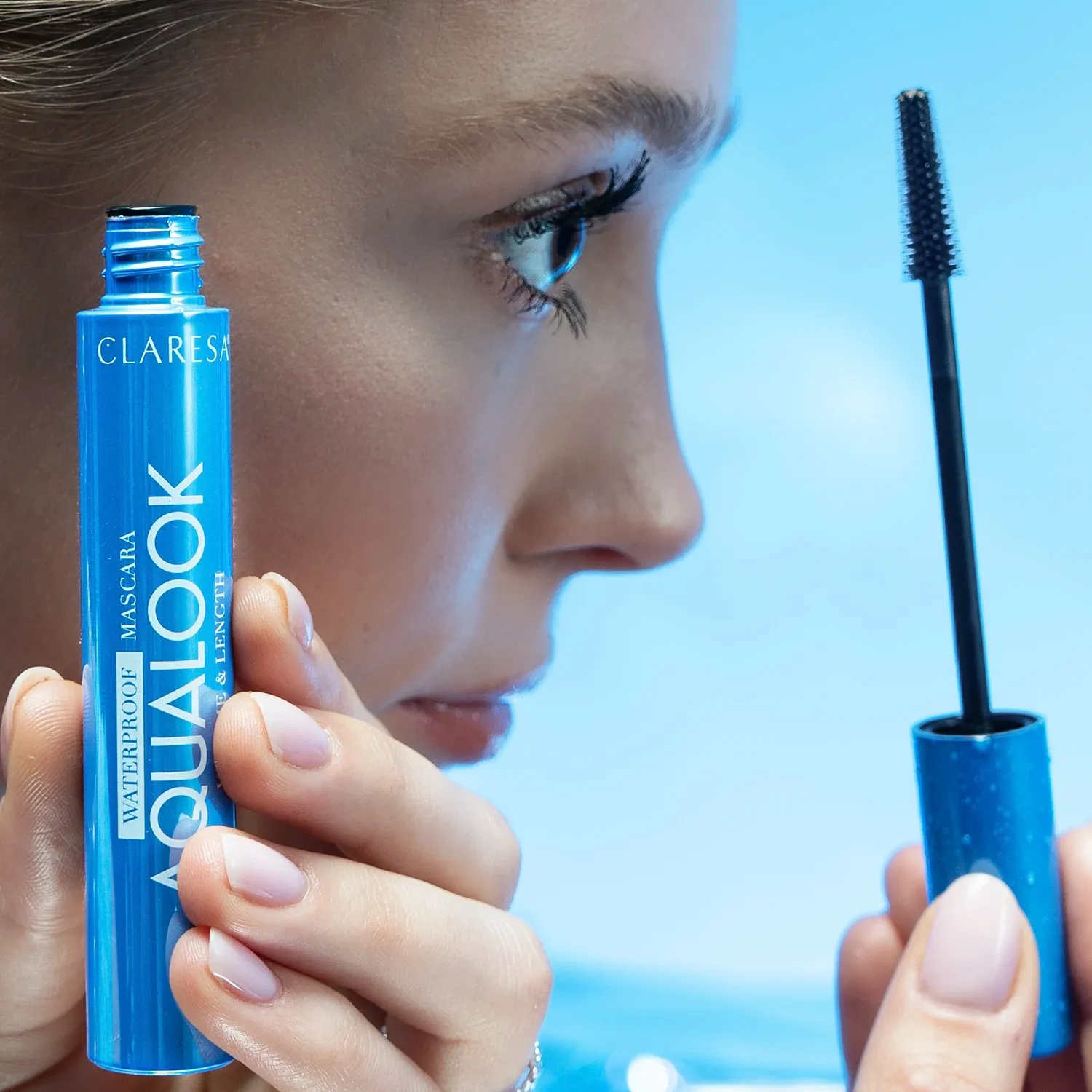 Claresa AQUALOOK Waterproof Volume&Length MASCARA Black (8g) - Image 2