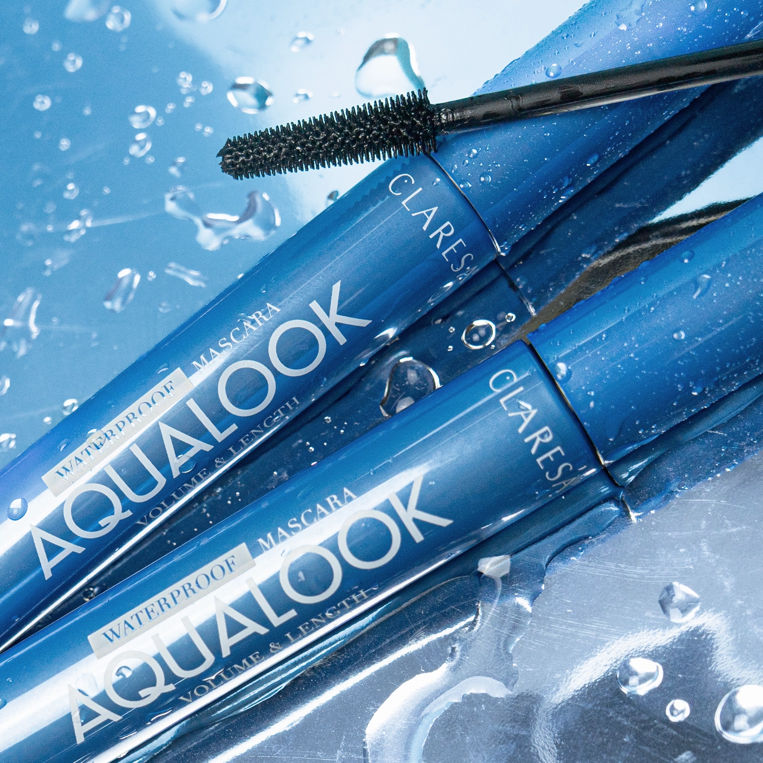 Claresa AQUALOOK Waterproof Volume&Length MASCARA Black (8g) - Image 4