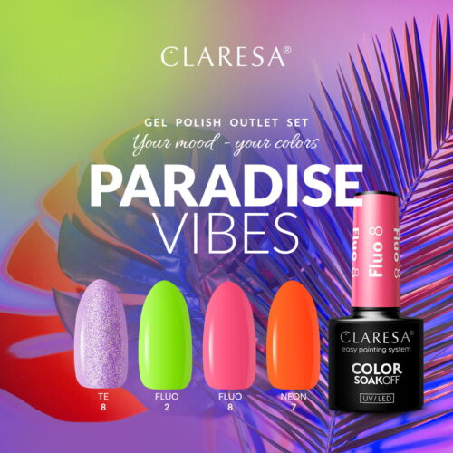 Claresa PARADISE VIBES Gel Nail Polish Set