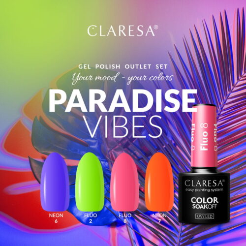 Claresa PARADISE VIBES Gel Nail Polish Set