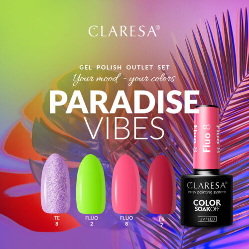 Claresa PARADISE VIBES Gel Nail Polish Set