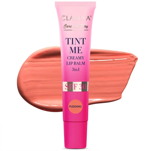 Claresa TINT ME Creamy Lip Balm 3in1 SPF30 PUDDING (12ml)