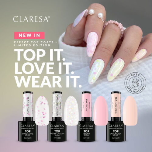 'Claresa Bloom & Glow Top Coat Collection (4 x 5g)'