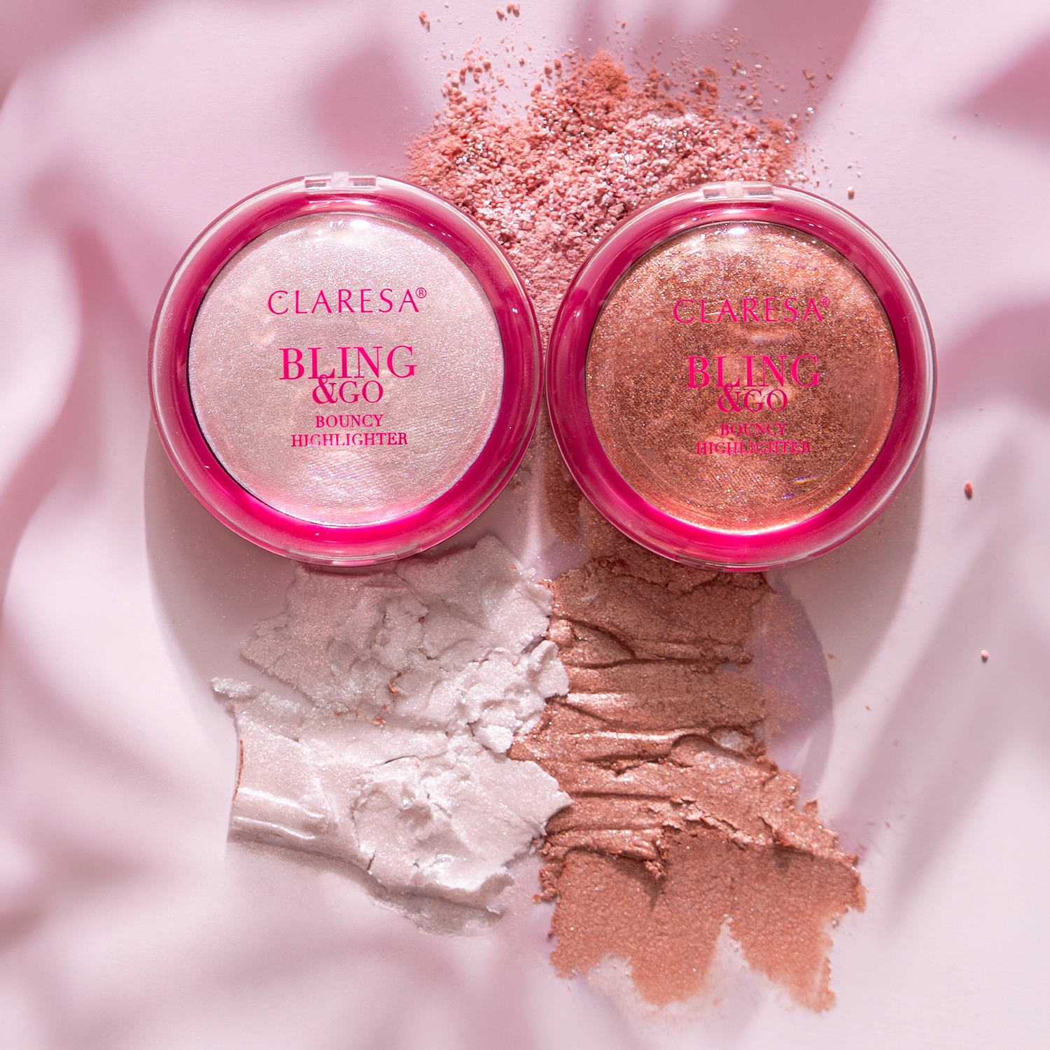 Claresa BLING & GO BOUNCY Highlighter – 02 Cosmic Gold (8.5g) - Image 6