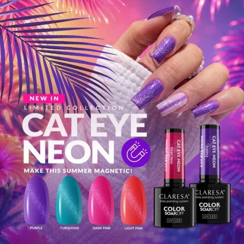''Claresa CAT EYE NEON Limited Collection (4 x 5g)''