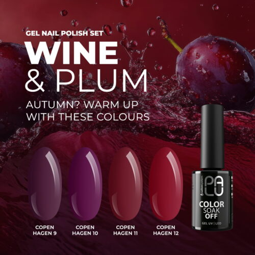 'PALU Wine & Plum – Autumn Gel Polish Set'