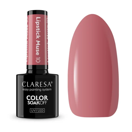 Claresa LIPSTICK MUSE 10 "Deep Cool Pink" Gel Nail Polish (5g)