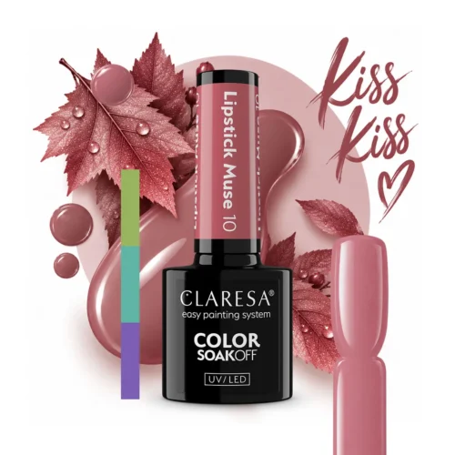 Claresa LIPSTICK MUSE 10 "Deep Cool Pink" Gel Nail Polish (5g) - Image 3