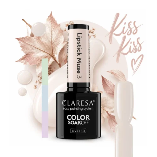 Claresa LIPSTICK MUSE 03 "Creamy Nude" Gel Nail Polish (5g) - Image 4