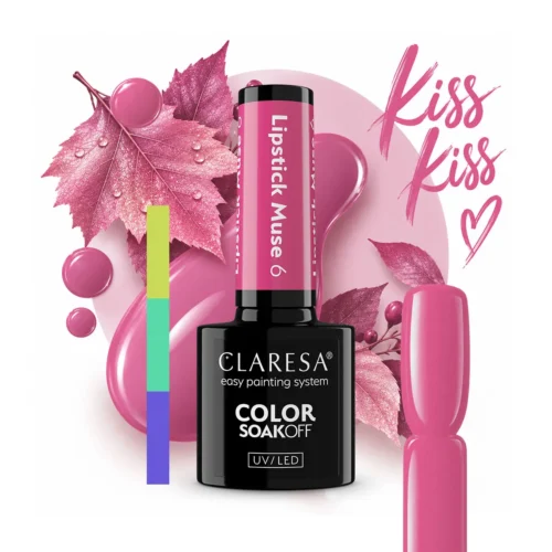 Claresa LIPSTICK MUSE 06 "Muted Rose" Gel Nail Polish (5g) - Image 4