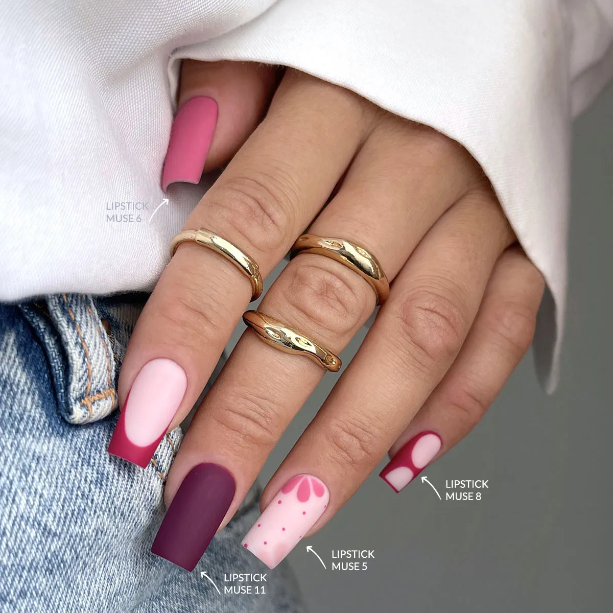 Claresa LIPSTICK MUSE 08 "Raspberry Pink" Gel Nail Polish (5g) - Image 3