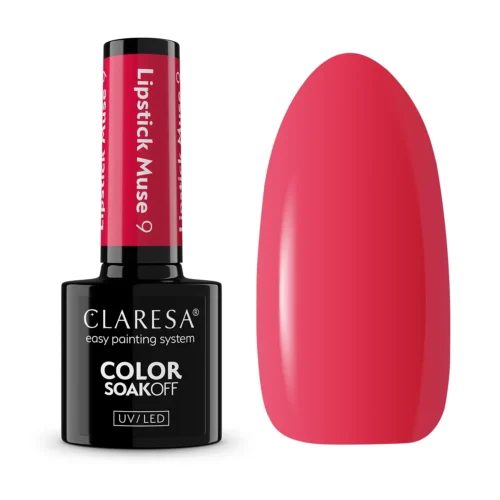 Claresa LIPSTICK MUSE 09 "Raspberry Fuchsia" Gel Nail Polish (5g)