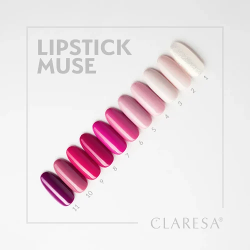 Claresa LIPSTICK MUSE 02 "Creamy Sparkle" Gel Nail Polish (5g) - Image 5