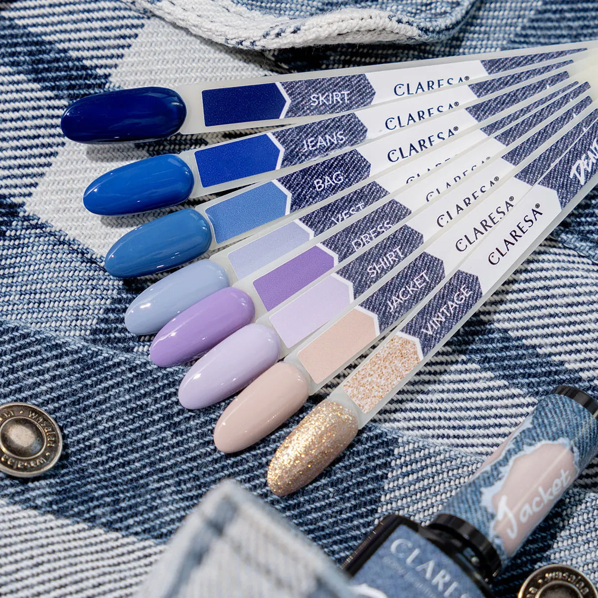 Claresa DENIM "Jacket" Gel Nail Polish (5g) - Image 6