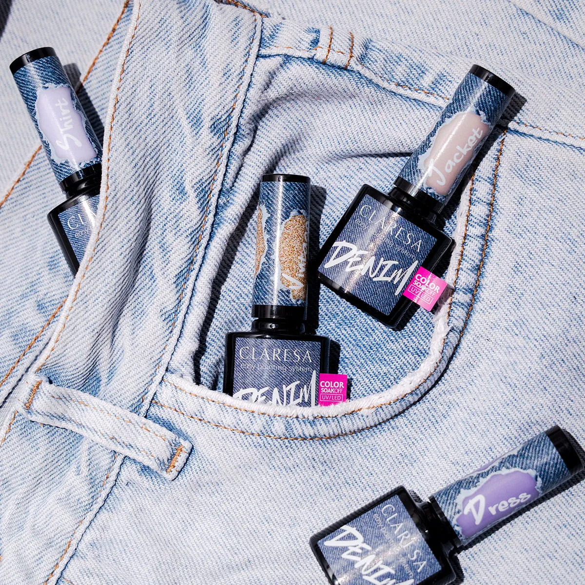 Claresa DENIM "Jacket" Gel Nail Polish (5g) - Image 7