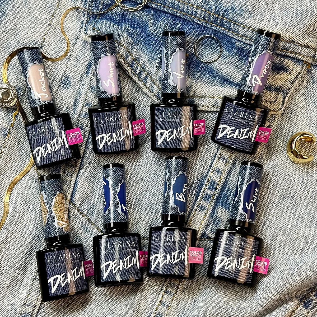 Claresa DENIM "Jacket" Gel Nail Polish (5g) - Image 5